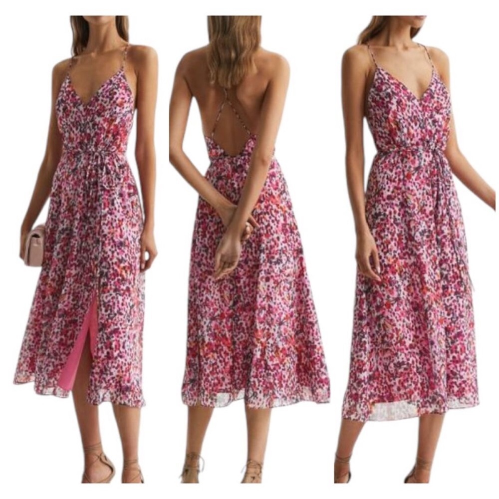 Reiss Pippa strappy Midi dress